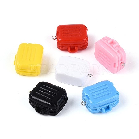 Opaque Resin Pendants RESI-T061-18M-1