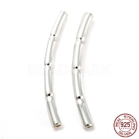 925 Sterling Silver Tube Beads STER-Z004-04D-1