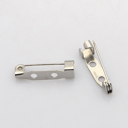 201 Stainless Steel Brooch Pin Back Bar Findings STAS-N022-03-1