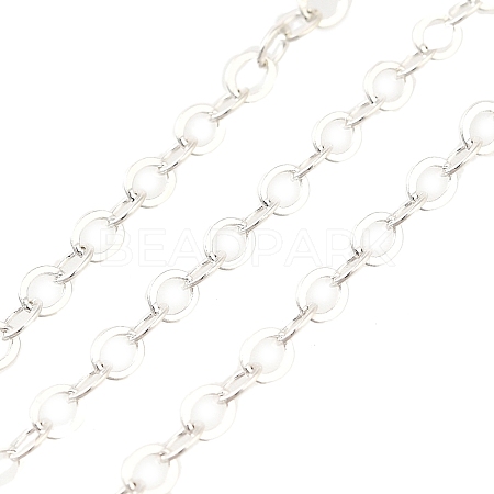 Rack Plating Brass Cable Chains CHC-M001-03S-1