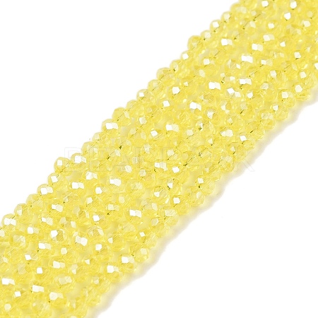 Electroplate Glass Beads Strands EGLA-A044-T1mm-A29-1