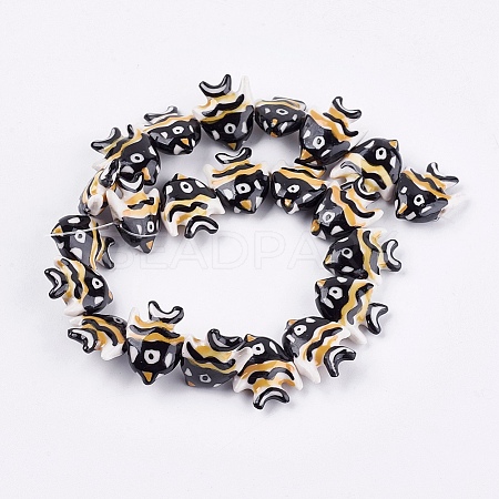 Handmade Porcelain Beads X1-PORC-G002-54-1