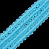 Transparent Glass Beads Strands EGLA-A034-T6mm-MD08-2