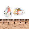 Glass Pendants GLAA-22X13-28AB-3