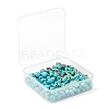 3 Strands 3 Style Synthetic Turquoise Beads TURQ-FS0001-01-6
