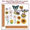 17Pcs 17 Style Computerized Embroidery Cloth Iron on/Sew on Patches DIY-SZ0005-05-2