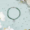2 Strands Natural Moss Agate Beads Strands G-OC0005-64-5
