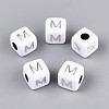 Opaque Acrylic Beads SACR-T035-03M-2