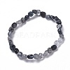 Natural Gemstone Bead Stretch Bracelets BJEW-K213-51-2