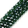 Electroplate Glass Beads Strands EGLA-A044-T8mm-A24-1