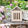 Unfinished Wooden Insects House HJEW-WH0007-02-6
