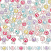 100Pcs Transparent Acrylic Beads TACR-SP0001-19-1