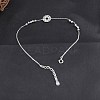 925 Thai Sterling Silver Anklets AJEW-BB60873-A-3