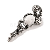 Natural Howlite Pendants G-A224-03AS-11-2