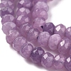 Dyed Natural Malaysia Jade Rondelle Beads Strands G-E316-2x4mm-39-5