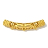 Brass Curved Tube Beads KK-Q019-02G-1