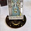 Carved Wooden Tarot Card Stand Holder DIY-WH0355-001-6
