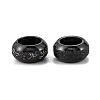 Frosted 201 Stainless Steel European Beads X-STAS-B020-13EB-3