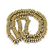 Electroplate Non-magnetic Synthetic Hematite Beads Strands G-T061-42G-2