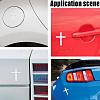 6Bags Alloy Car Stickers STIC-CP0001-25-6
