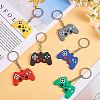 18Pcs 9 Colors PVC Game Controller Keychain KEYC-SZ0001-10-4