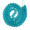 Baking Paint Transparent Glass Bead Strands X-GLAA-S031-10mm-37-2
