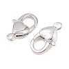 Brass Lobster Claw Clasps KK-H287-08H-P-2