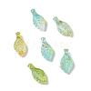Transparent Acrylic and Gold Foil Pendants AC-CBAF9C1-04A-05-2