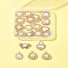 20Pcs 5 Styles Alloy Rhinestone Charms ALRI-FS0001-06-8
