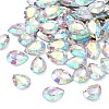 Imitation Taiwan Acrylic Rhinestone Cabochons GACR-A017-13x18mm-17-1