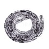 Crackle Transparent Glass Beads Strands GLAA-N068-05A-01-2
