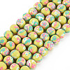 Handmade Polymer Clay Beads Strands CLAY-N008-055-07-1