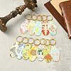 Alloy Enamel Keychains KEYC-YW00224-01-4