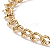 Ion Plating(IP) 304 Stainless Steel Curb Chain Bracelet with Toggle Clasp for Women BJEW-E017-01G-2