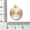 Sequins Alloy Red Enamel Pendants ENAM-I065-01KCG-02-3