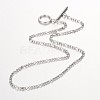 Tarnish Resistant 304 Stainless Steel Figaro Chain Necklace NJEW-JN01290-1