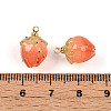 Handmade Flower Epoxy Resin Pendants KY-S163-103E-3