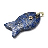 Natural Lapis Lazuli Pendants KK-D021-05G-G-2