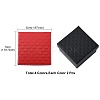 8Pcs 4 Colors Square Cardboard Ring Boxes CBOX-FS0001-08-4