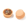 Opaque Resin Cabochons RESI-A055-01-2
