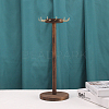Rotatable Wood Necklace Display Stands AJEW-M044-01-1