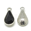 Alloy Glass Pendants LS-PALLOY-T029-8x13mm-02-1