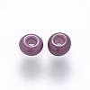8/0 Baking Paint Glass Round Seed Beads SEED-S036-01B-18-2