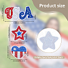 15Pcs 3 Styles Handicraft Beading Felt Appliques PATC-FH0001-24-2