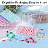 80Pcs Round Silicone Focal Beads SIL-SZ0001-24-39-6