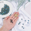 SUNNYCLUE DIY Synthetic Moonstone Beads Stretch Bracelet Making Kits DIY-SC0012-84F-3