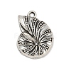 Tibetan Style Alloy Pendants PALLOY-V008-01B-AS-1