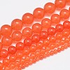 Natural & Dyed Malaysia Jade Bead Strands G-G659-8mm-A07-3