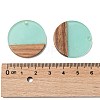 Resin & Walnut Wood Pendants RESI-S358-02B-03-3
