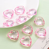 Transparent Acrylic Pendants TACR-T024-03B-903-6
